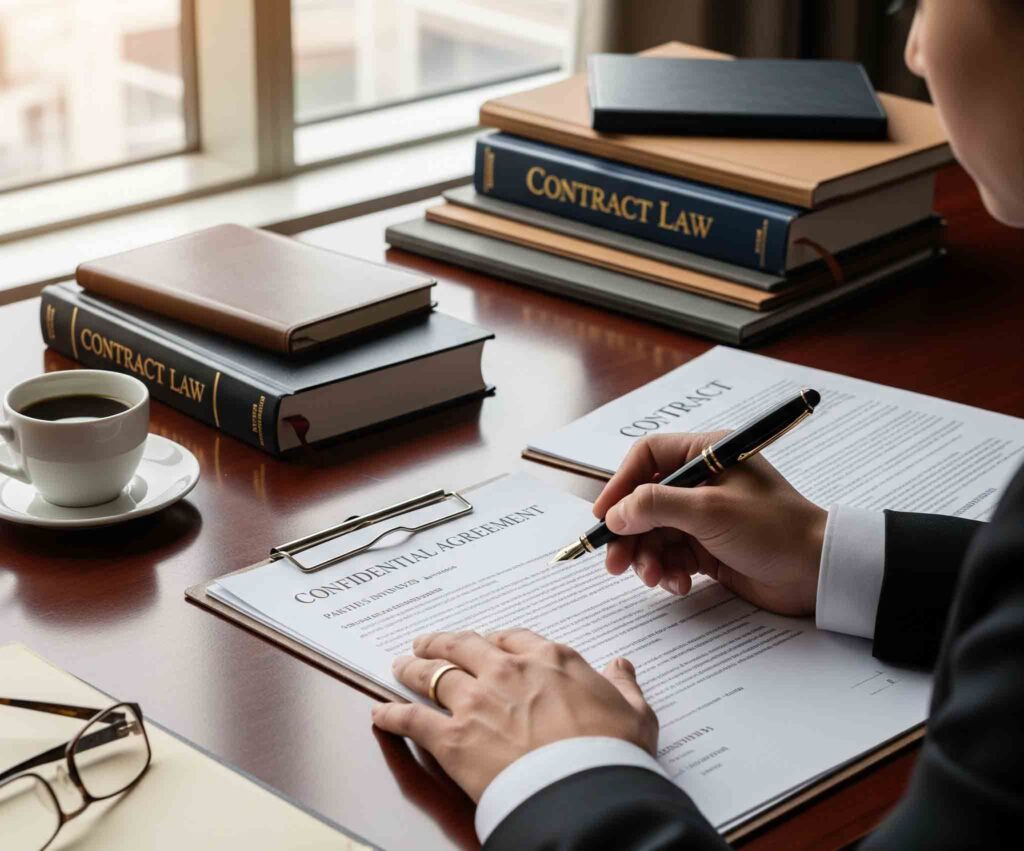 وکیل تنظم قرارداد در تهران